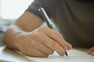 Writing an exam